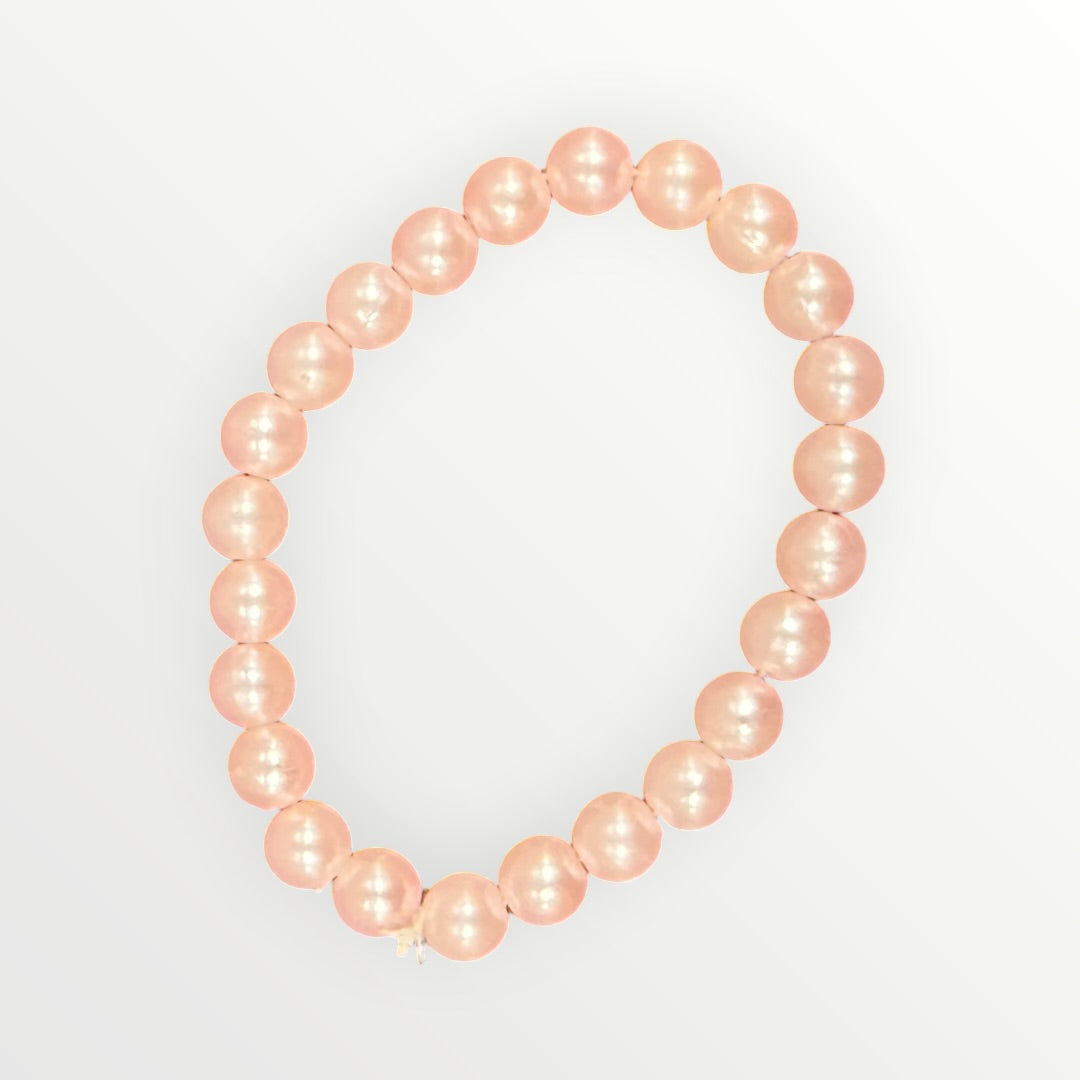 Peach Pearl Bracelet