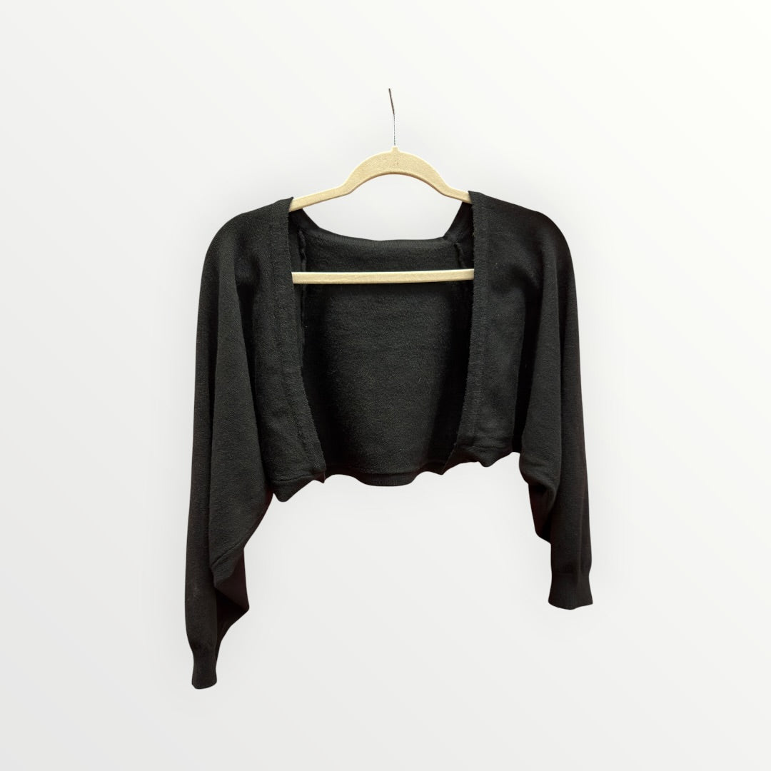 Black Women's Cropped Cardigan Size: M