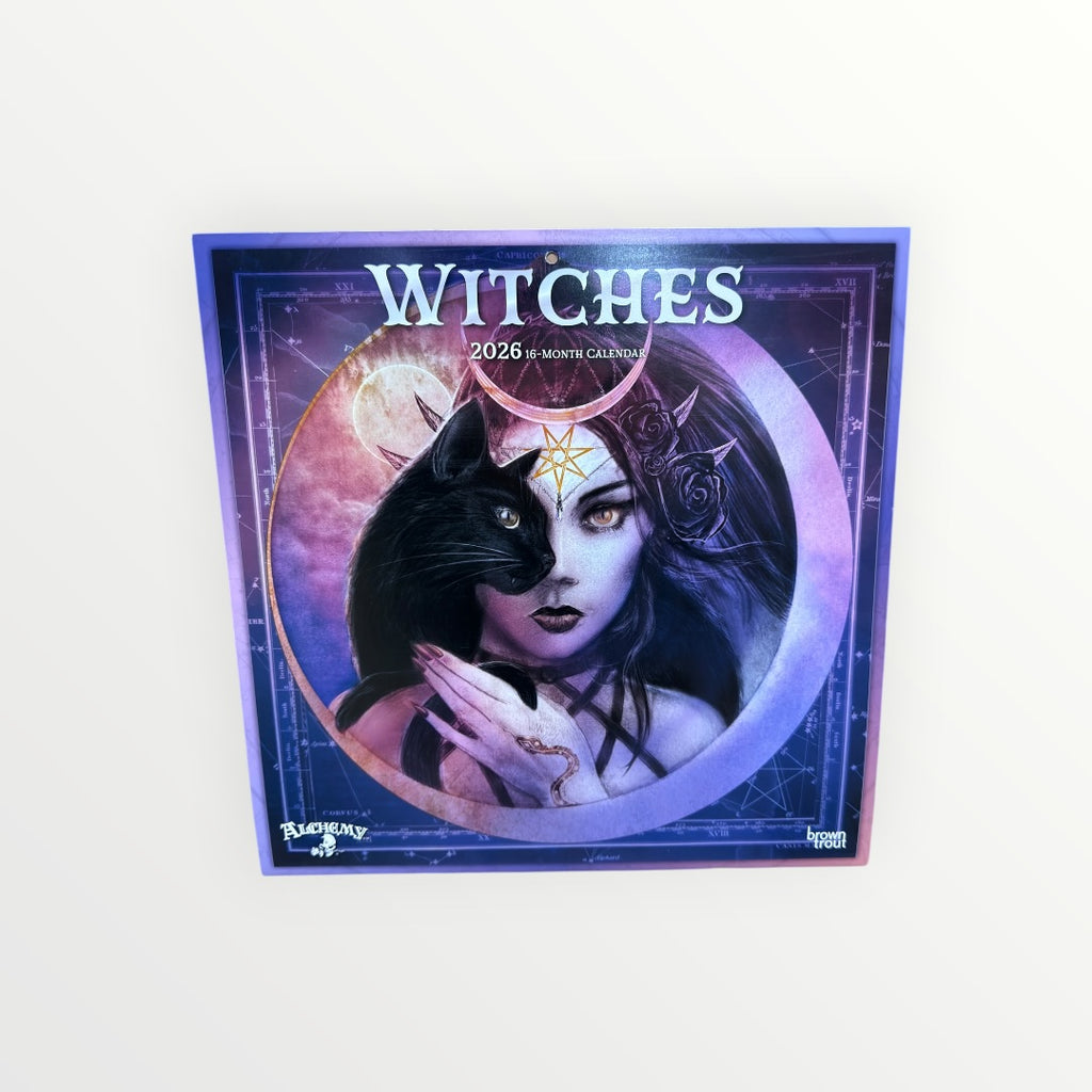BrownTrout Publishers WITCHES 2026 16-Month Calendar 12" x 12"
