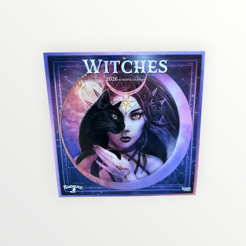 BrownTrout Publishers WITCHES 2026 16-Month Calendar 12" x 12"