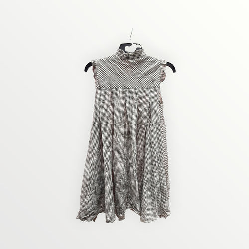 American Rag Cie Sleeveless Gingham Button-front Dress Size: S
