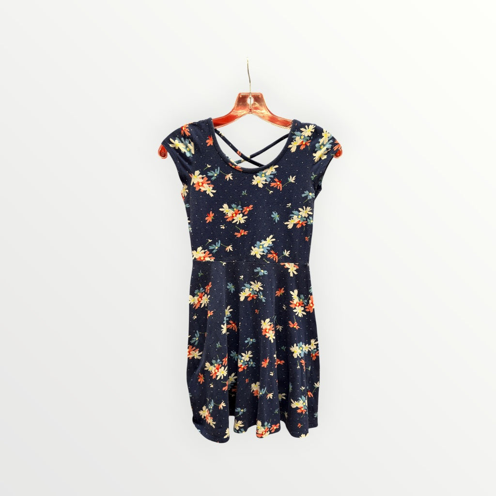 SO Blue Floral Dress Size: S