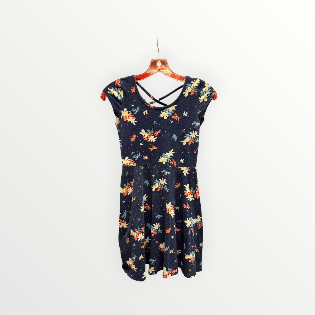 SO Blue Floral Dress Size: S