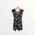 SO Blue Floral Dress Size: S