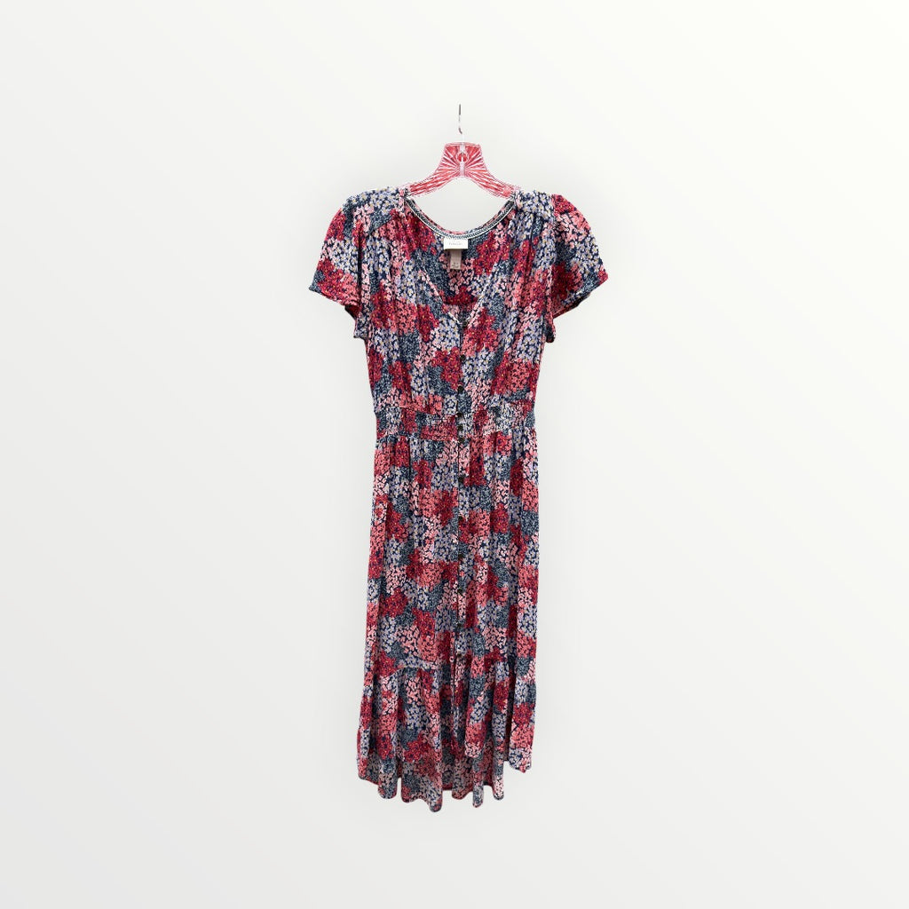 Knox Rose Floral Midi Dress Size: XS