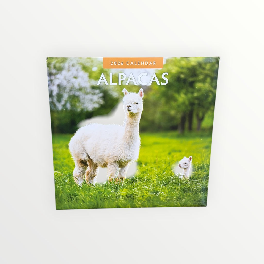 Red Robin Publishing ALPACAS 2026 16-Month Calendar 12" x 12"