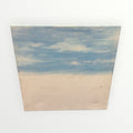 Vintage Signed Seascape Canvas Wall Art 16" x 16"