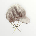 Women's Winter Fluffy Newsboy Cap