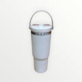 Hydrapeak Nomad Tumbler with Handle and Straw Lid 32oz Ivory