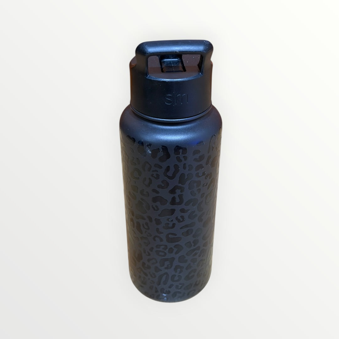 Simple Modern Stainless Steel Summit Bottle 32oz Black Leopard