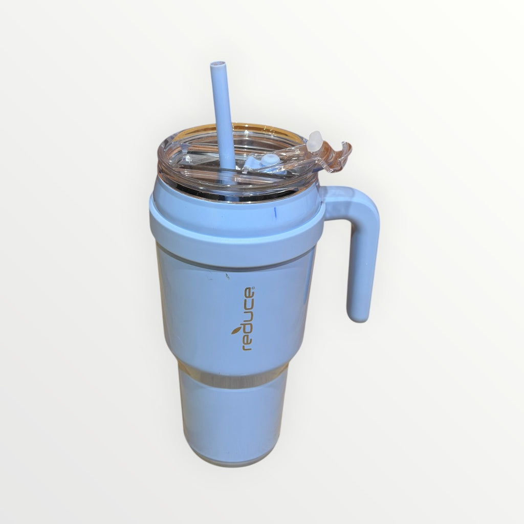 Reduce Vacuum Insulated Stainless Steel Cold1 Tumbler Mug 40oz Blue Glacier