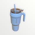 Reduce Vacuum Insulated Stainless Steel Cold1 Tumbler Mug 40oz Blue Glacier
