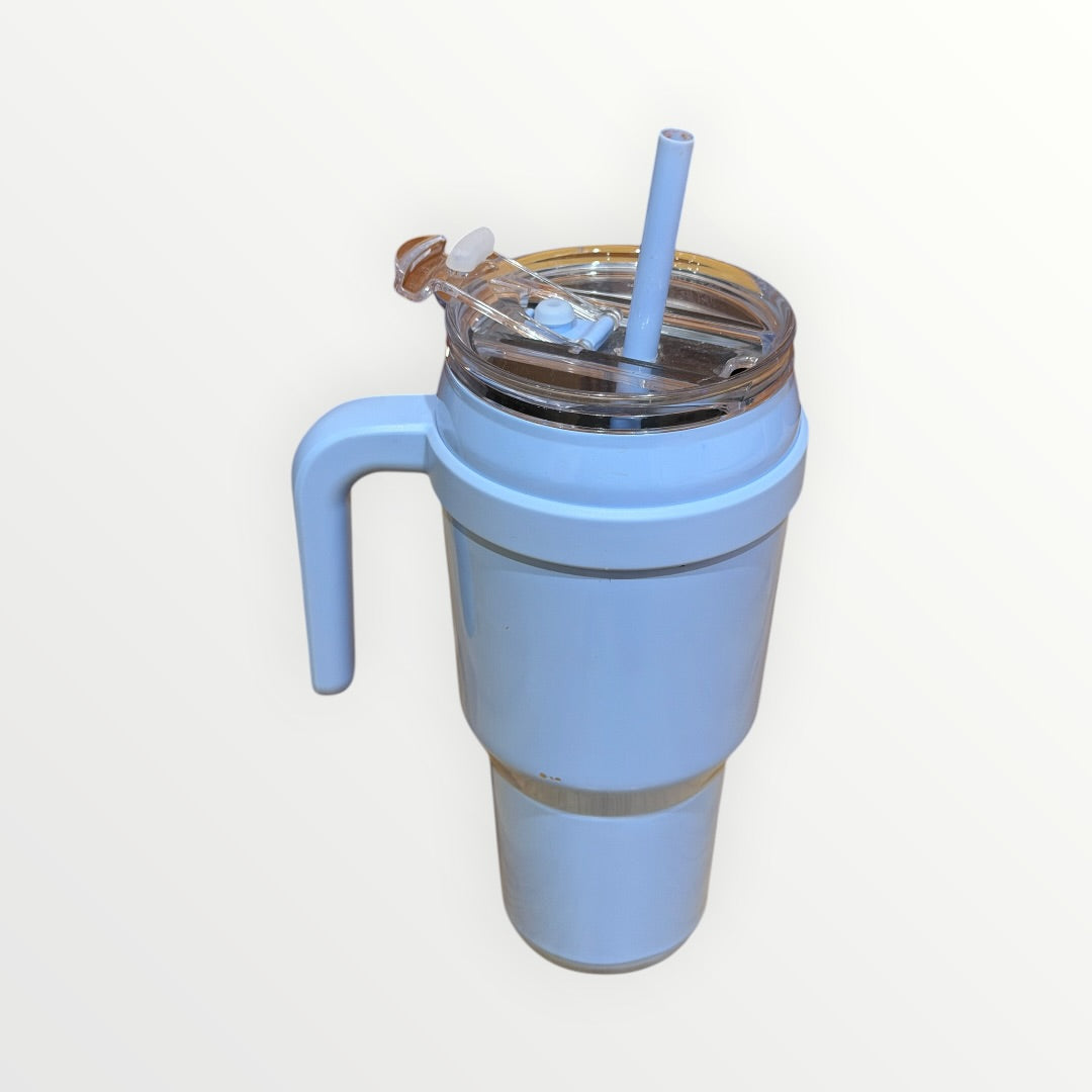 Reduce Vacuum Insulated Stainless Steel Cold1 Tumbler Mug 40oz Blue Glacier