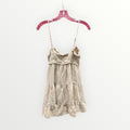 Women's Bershka Textured Ruffled Mini Dress
