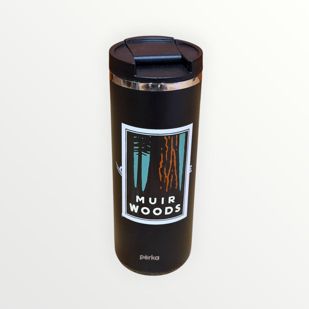 Perka Double Wall Stainless Steel Muir Woods Tumbler 20oz Black