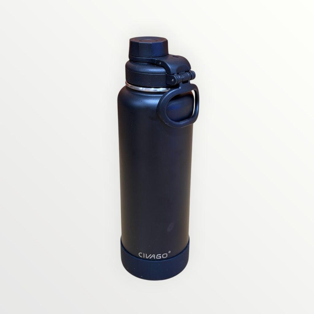 CIVAGO Stainless Steel Insulated Water Bottle 40oz Black