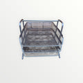 IKEA Dokument 3-tier Mesh Letter Tray Silver Finish