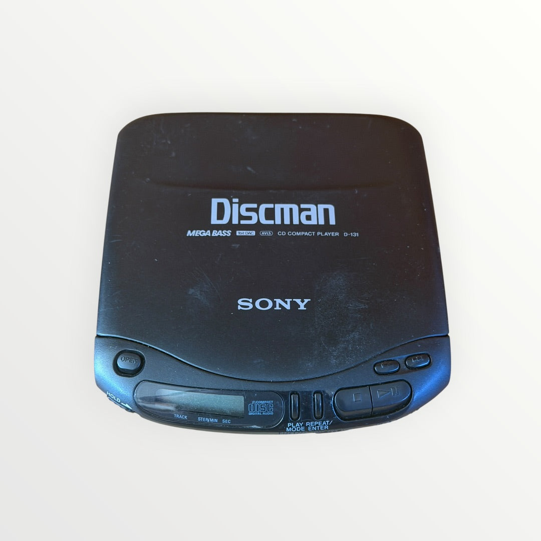 Sony Discman D-131 Portable CD Player with Mega Bass (1994)