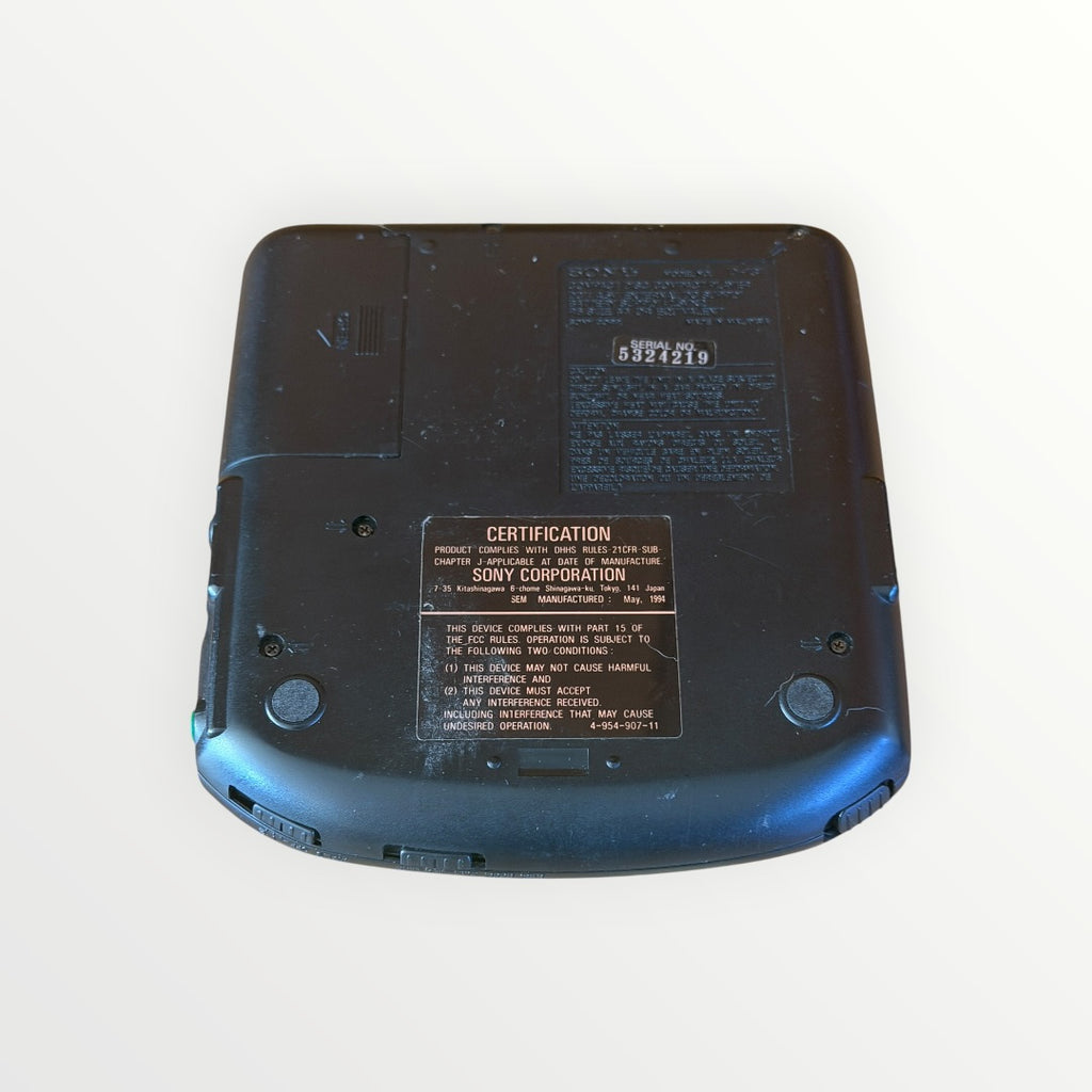 Sony Discman D-131 Portable CD Player with Mega Bass (1994)