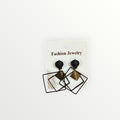 Punk Geometric Dangle Earrings