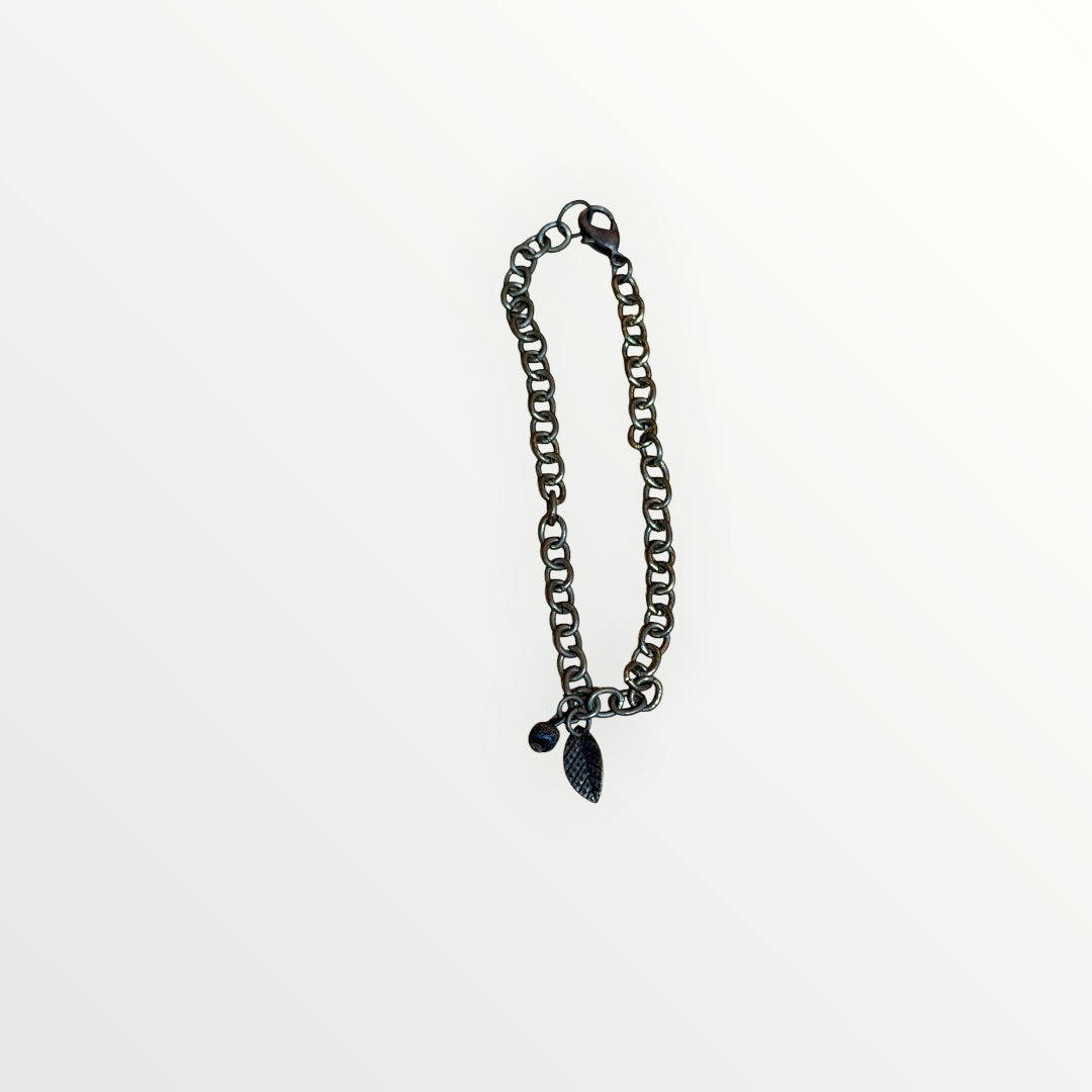 Silver Bracelet w/Charm