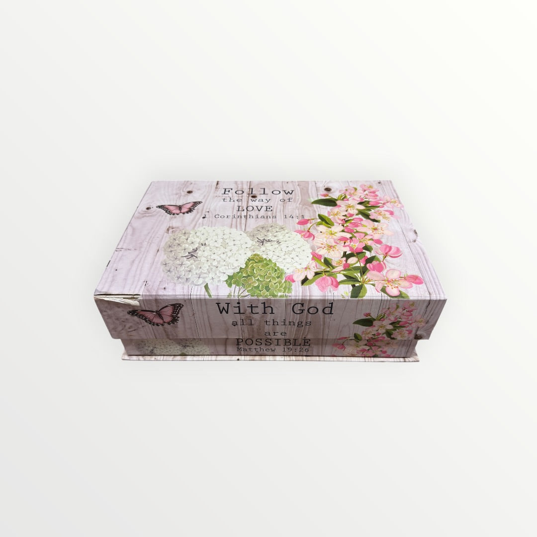 Decorative Storage Box with Lid 14.5"x 10" x 4.5"