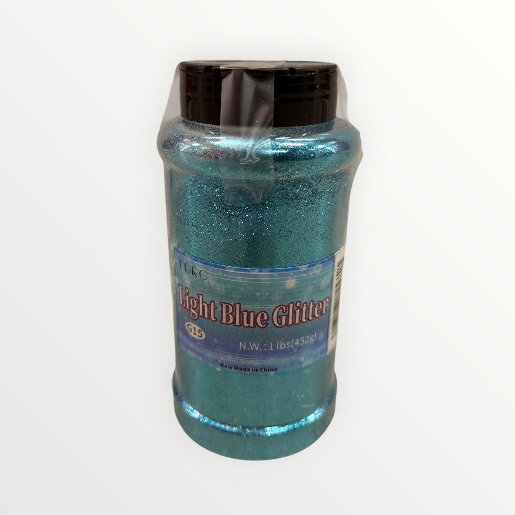 Fine Craft Light Blue Glitter 16oz