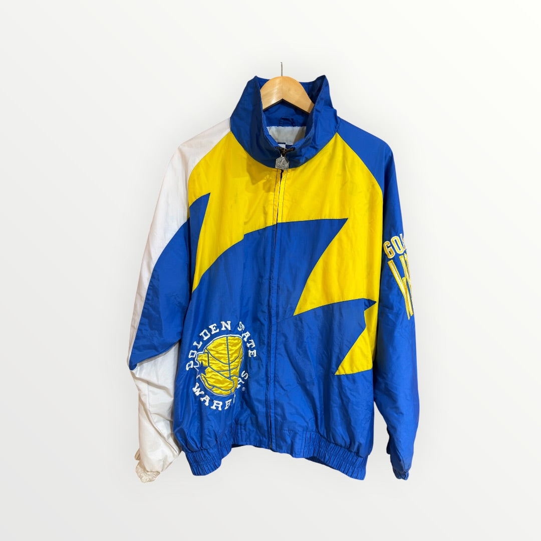 Vintage 1990s Golden State Warriors Athletic "Sharktooth" Jacket Size: L