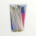 Pride Rainbow Stick Flags 5" x 8" Set of 20