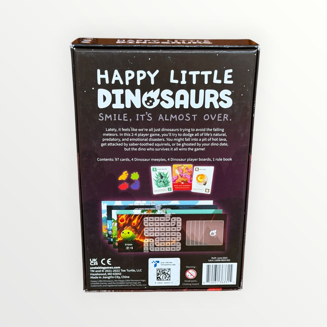 Unstable Games Happy Little Dinosaurs Board Game