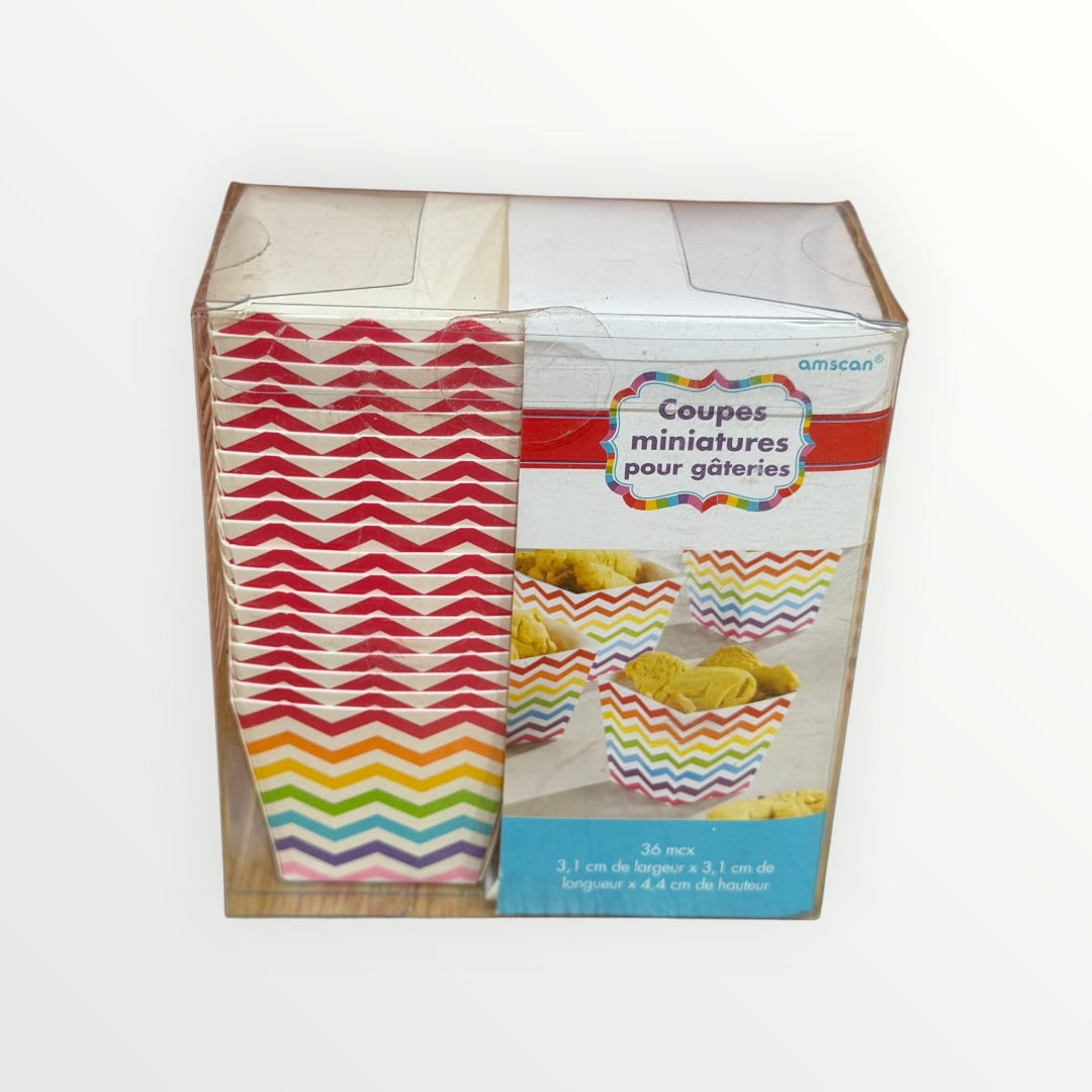 Amscan Rainbow Mini Treat Cups 36 Count