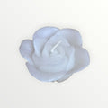 White Rose-Shaped Floating Candle 2.75" Gardenia Scented