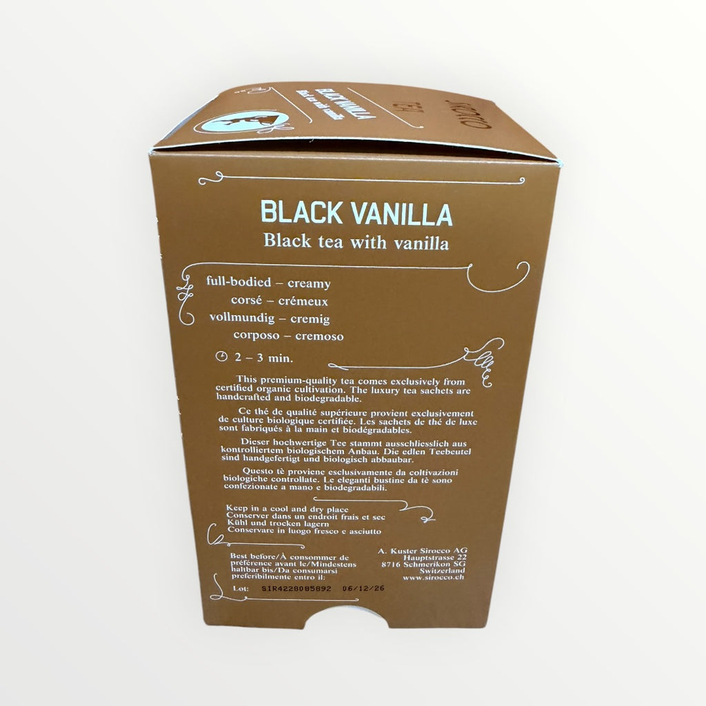 Black Vanilla - Organic Black Tea With Vanilla by Sirocco