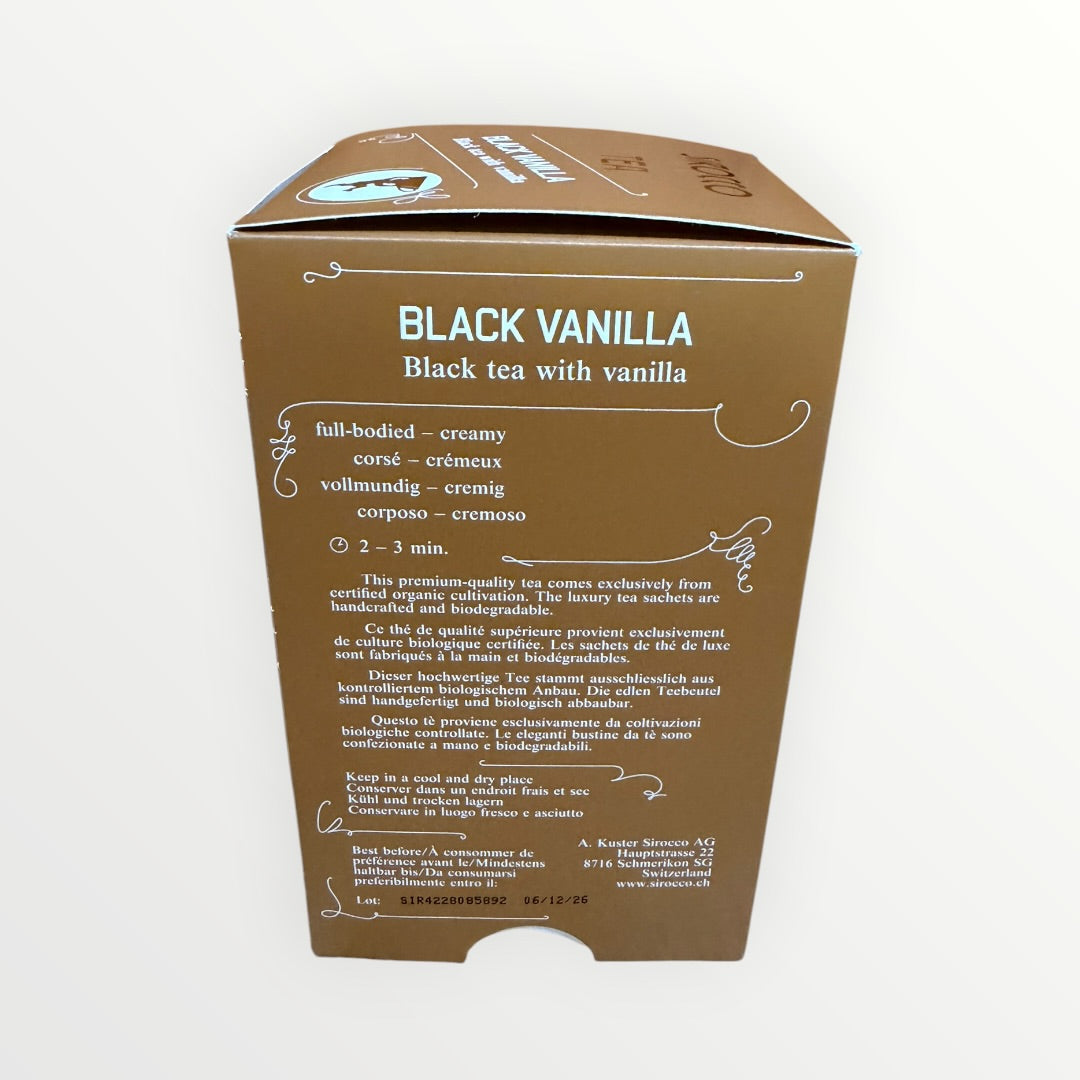 Black Vanilla - Organic Black Tea With Vanilla by Sirocco
