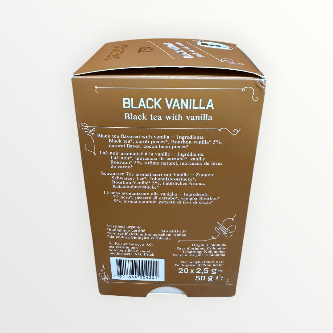 Black Vanilla - Organic Black Tea With Vanilla by Sirocco