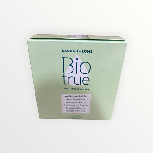 Bausch + Lomb  Biotrue Contact Lens Multipurpose Solution 16 fl oz (pack of 2) includes 2 fl oz Travel-size Bottle