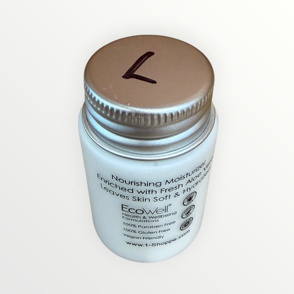 Terra Pure Earth Conscious White Tea & Coconut Soothing Body Lotion 1 oz travel size.