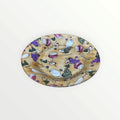 Decoupage Glass Plate Tuscan Vineyard Theme 10.5"D