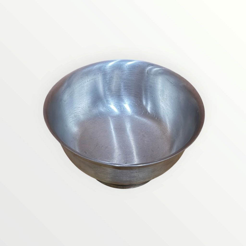 Vintage Stieff Pewter Jefferson Bowl 6ʺW × 6ʺD × 4ʺH