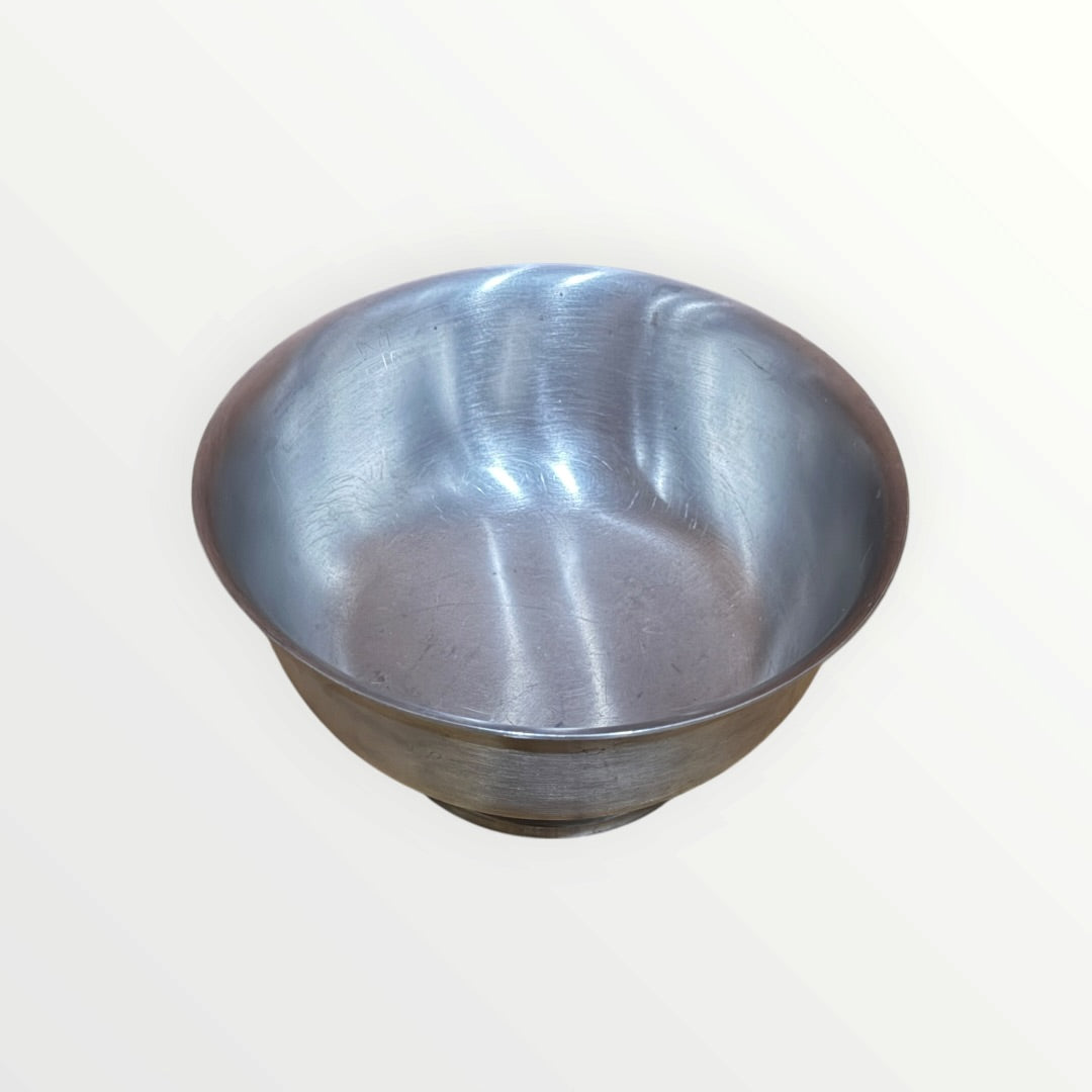 Vintage Stieff Pewter Jefferson Bowl 6ʺW × 6ʺD × 4ʺH