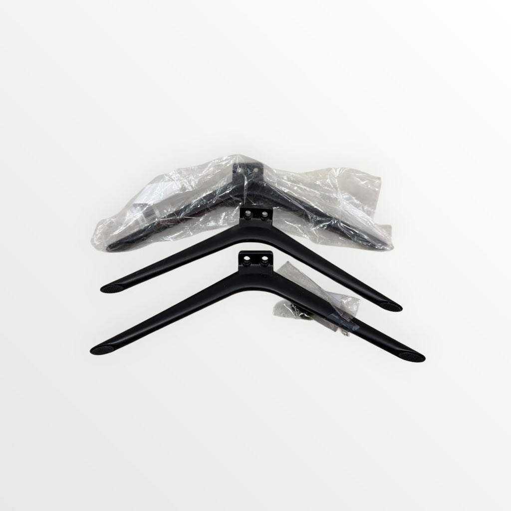 Black Metal Universal TV Stand Legs with Screws