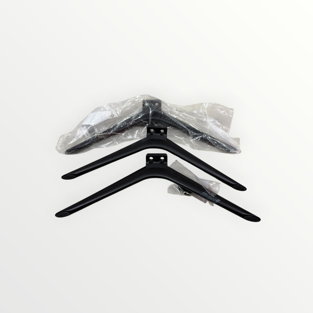 Black Metal Universal TV Stand Legs with Screws