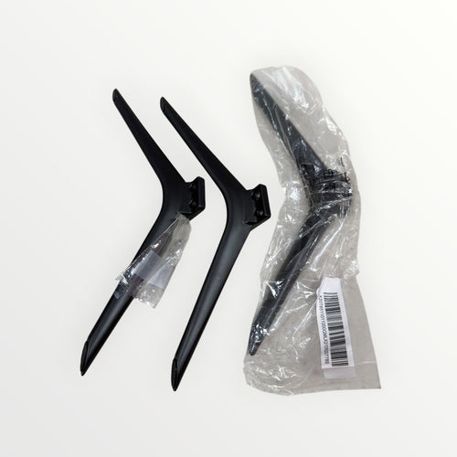Black Metal Universal TV Stand Legs with Screws