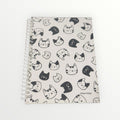 Cat Allover Print Spiral Notebook 8.5" x 6" - Donors & Volunteers Only
