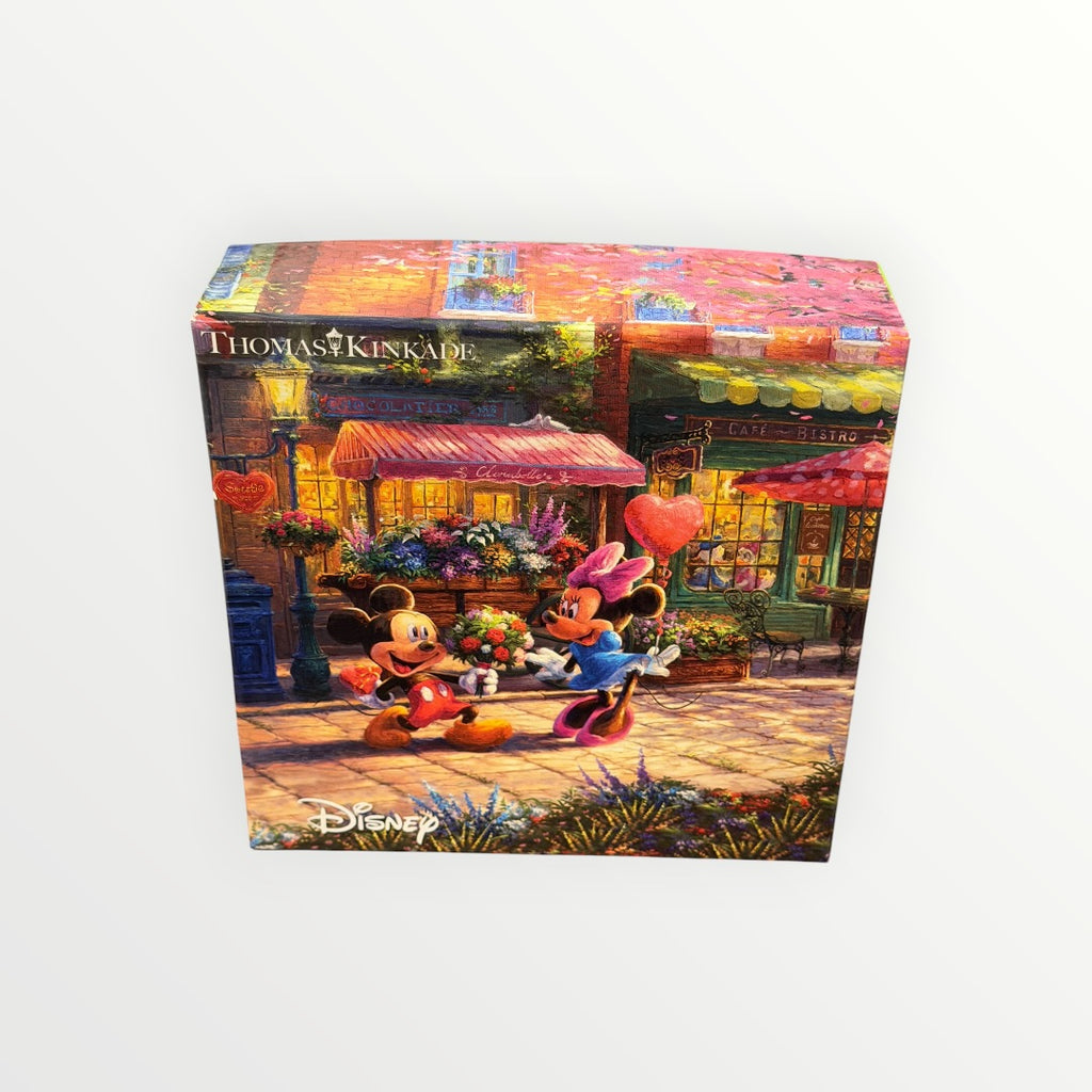 Mickey and Minnie Sweetheart Cafe - 750 Piece Jigsaw Puzzle by Ceaco Thomas Kinkade