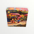 Mickey and Minnie Sweetheart Cafe - 750 Piece Jigsaw Puzzle by Ceaco Thomas Kinkade