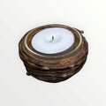 Bird Nest Style Metal Tea-light Candle Holder 2"D x 1"H