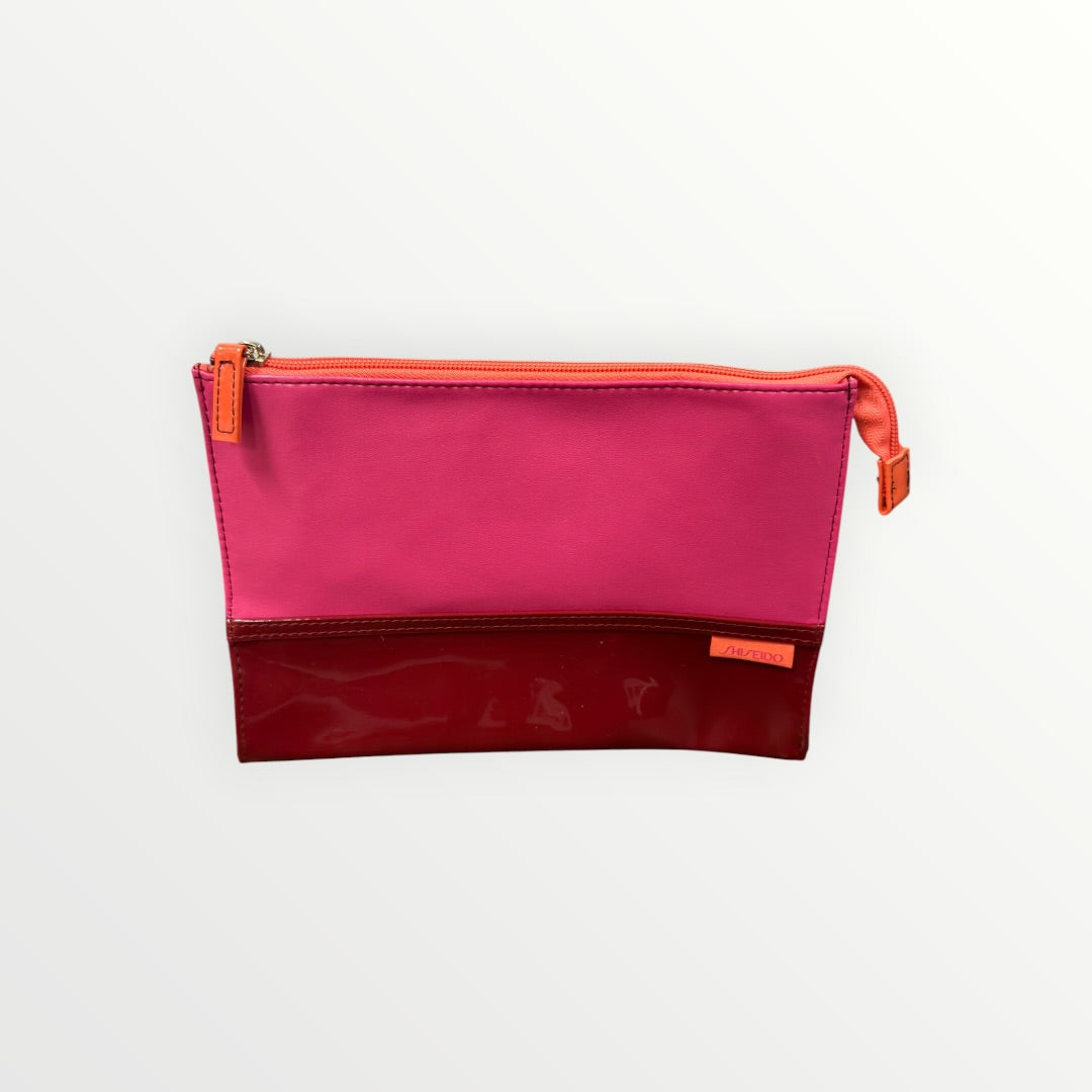 Shiseido Zippered Cosmetic Bag 9.5" x 3" x 7"