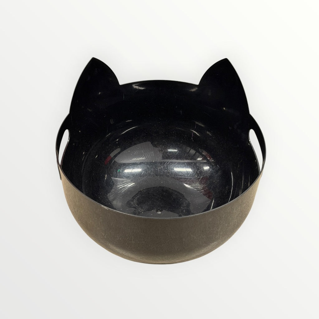 Large Halloween Black Cat Candy Treat Bowl 11.5"D x 9"H
