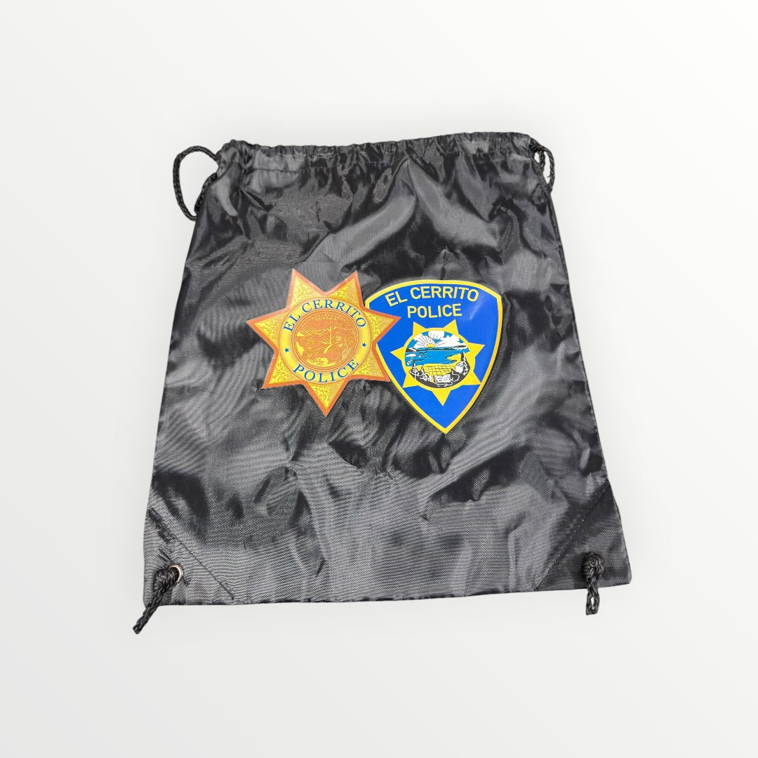 El Cerrito Police Department Promotional Drawing Bag 15" x 16"